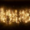 Svetelný záves 5m (330LED) teplý biely, IP44, spojovateľný