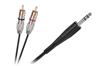 Kábel Jack 6,3mm - RCA 2x, 1,8m