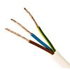 Kábel elektrický H05VV-F 3x1 G biely-100m