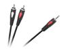 Kábel Jack 3,5mm - RCA 2x, 10m Eco-line