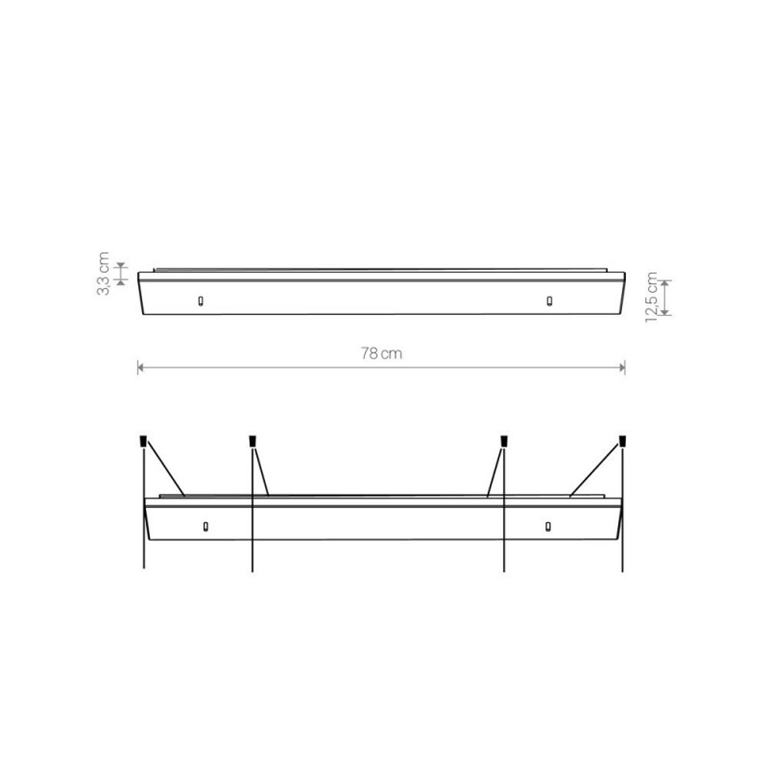Nowodvorski CAMELEON CANOPY D 780 BL 8552