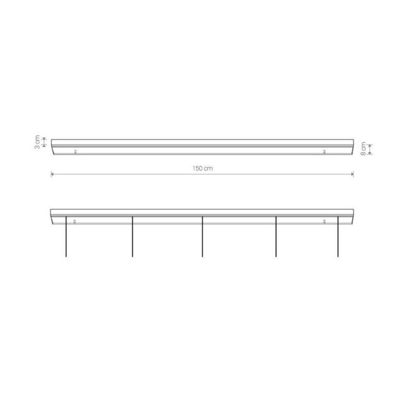 Nowodvorski CAMELEON CANOPY B1500 BL 8558