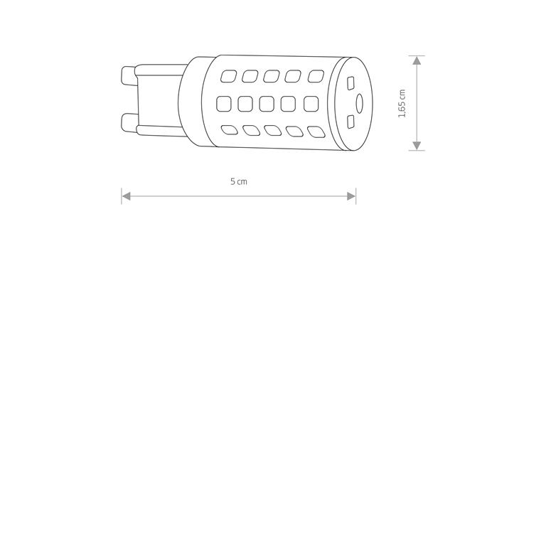 LED žiarovka Nowodvorski BULB G9, LED 4W, 4000K 7504