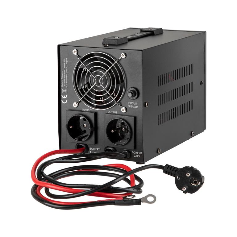 Záložný zdroj PROsinus-800 12V 230V 800VA/500W Rebel čierny