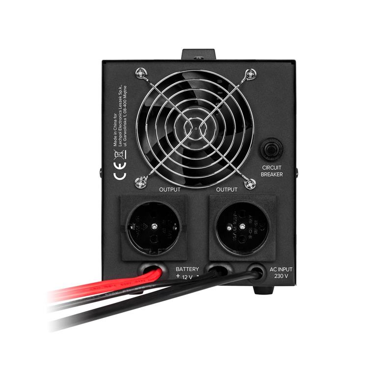 Záložný zdroj PROsinus-1000 12V 230V 1000VA/700W Rebel čierny