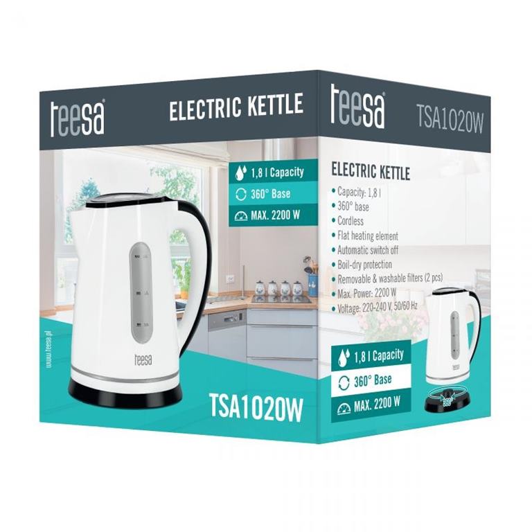 Rýchlovarná kanvica TEESA 1,8L 2200W