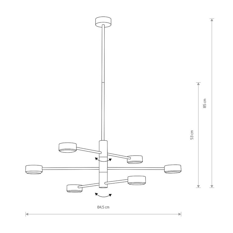 Svietidlo Nowodvorski ORBIT WHITE VI 7942