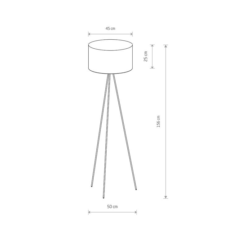 Stojanová lampa Nowodvorski CADILAC I WHITE WH 8191