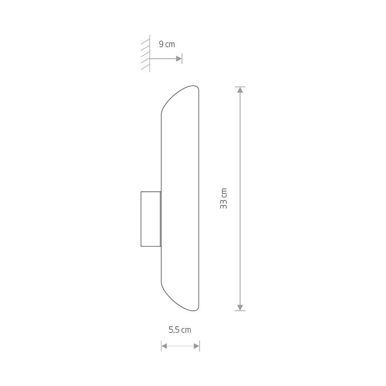 Svietidlo Nowodvorski EYE WALL CUT WHITE 7993