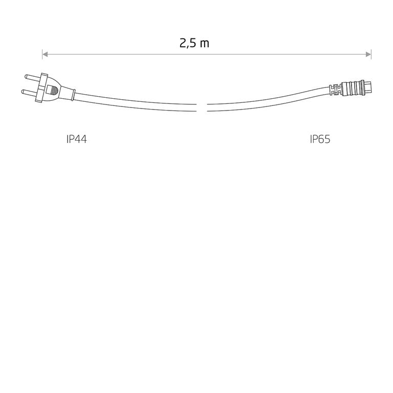 Napájacia šnúra Nowodvorski POWER CORD FOR FESTOON LIGHTS 7871