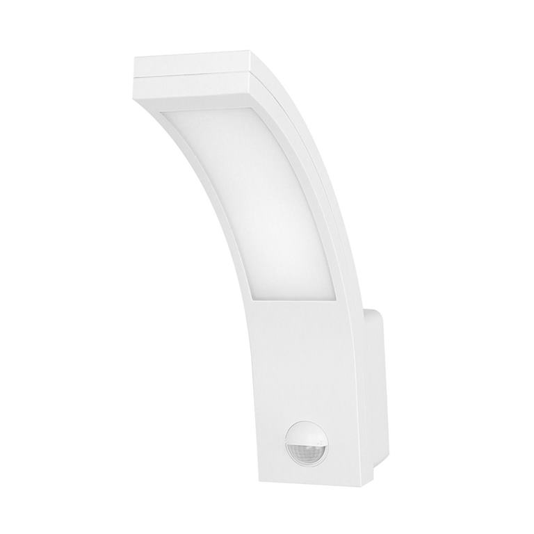 LED svietidlo PIRYT, 10W, senzor pohybu, IP54, 4000K, biele