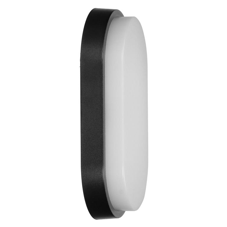 LED svietidlo NEFRYT, 10W, 800lm, IP54, 4000K, čierne