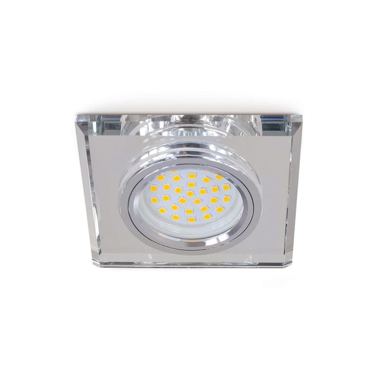 Svietidlo bodové štvorcové pevné OH27N CLEAR LED GU10