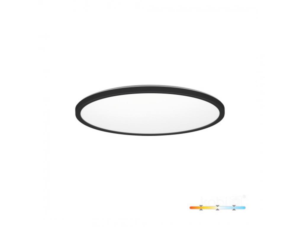 Stropné LED svietidlo NIVERA CIRCLE 12W 3CCT IP54 Premium čierne