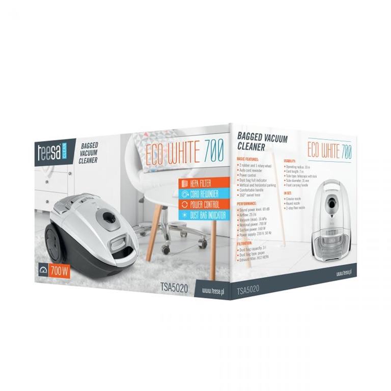 Vysávač TEESA ECO WHITE 700