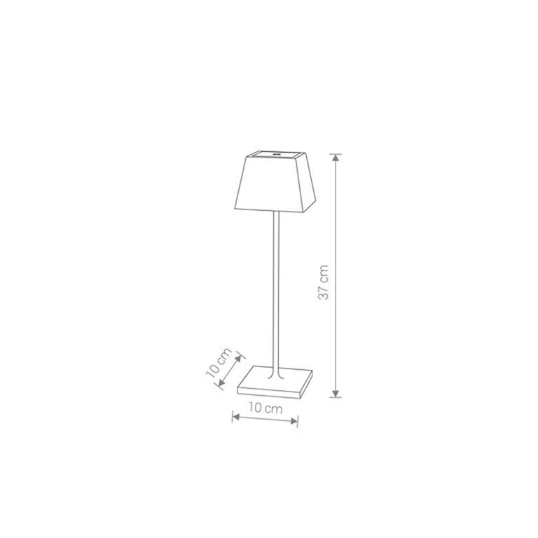 Stolná lampa Nowodvorski MAHE LED WHITE 8397