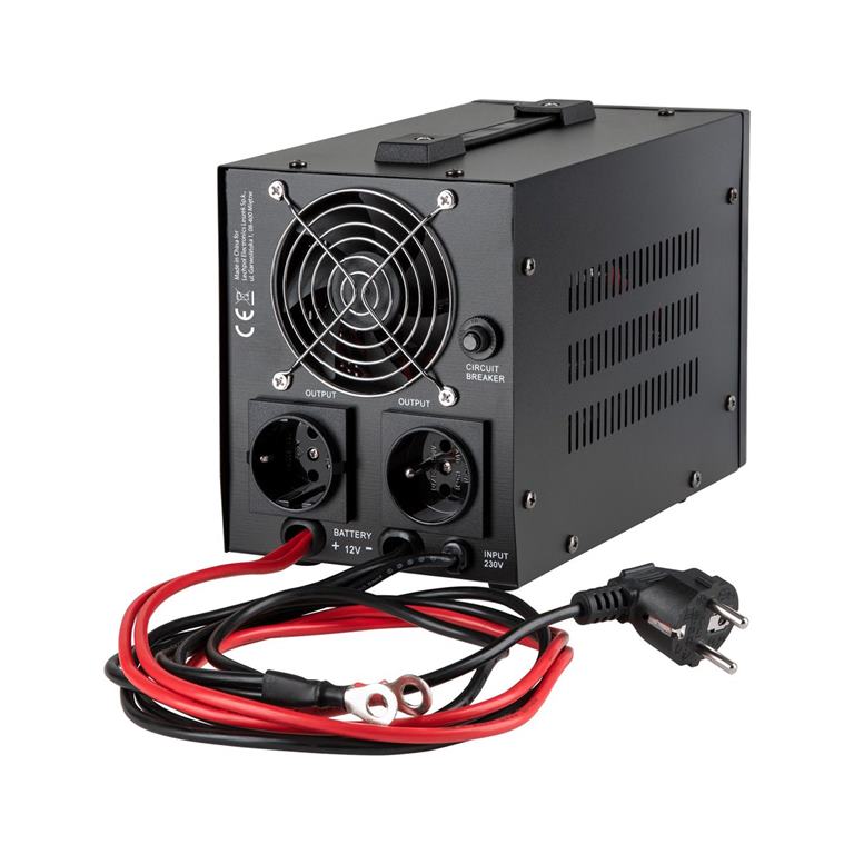 Záložný zdroj KEMOT PROsinus-800 12V 230V 800VA/500W čierny