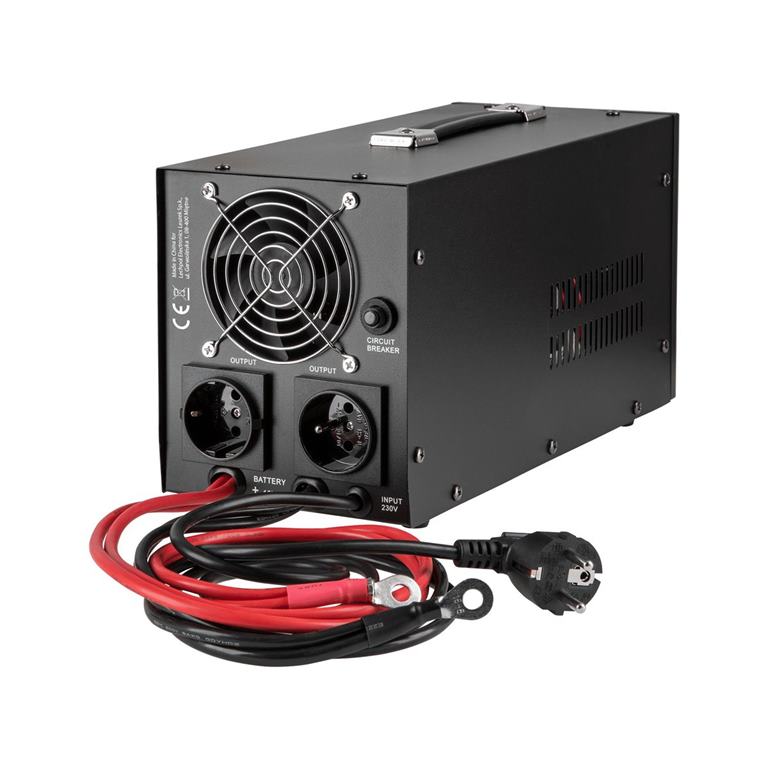Záložný zdroj KEMOT PROsinus-1000 12V 230V 1000VA/700W čierny