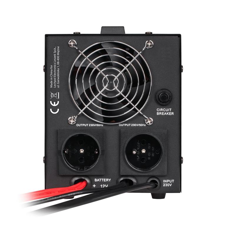 Záložný zdroj KEMOT PROsinus-1000 12V 230V 1000VA/700W čierny