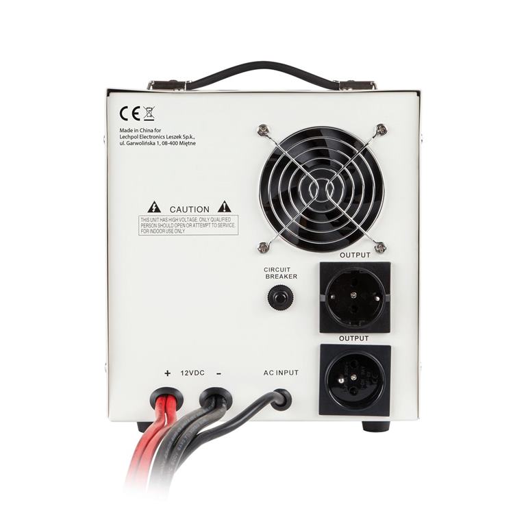 Záložný zdroj KEMOT PROsinus-2000 12V 230V 2000VA/1200W biely