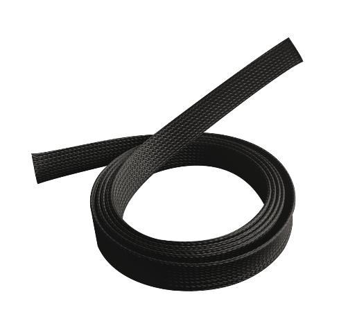 Polyesterový pás na káble A/V 1m/400mm čierny