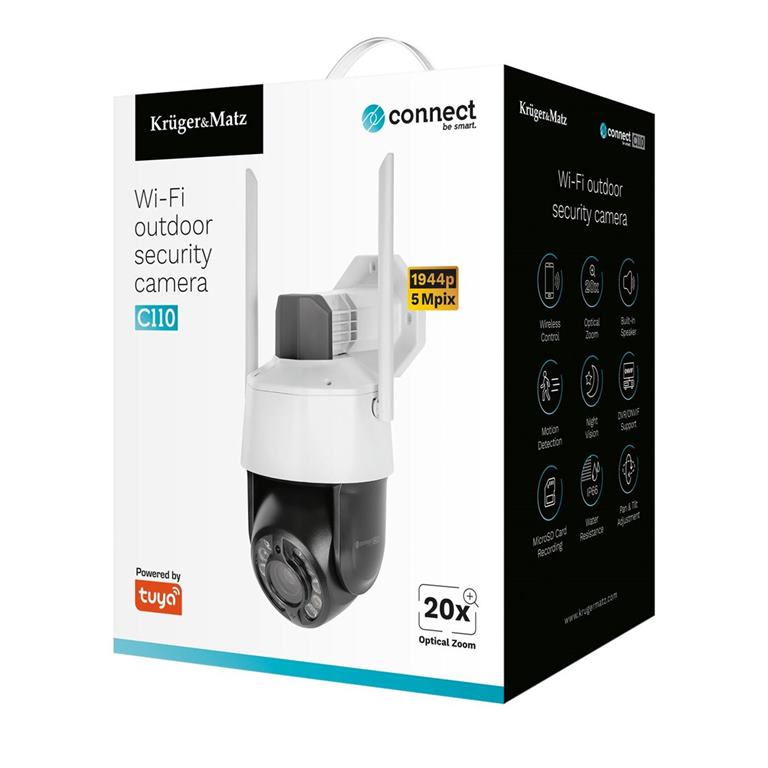 Kamera Wifi Kruger&Matz Connect C110 Tuya vonkajšia