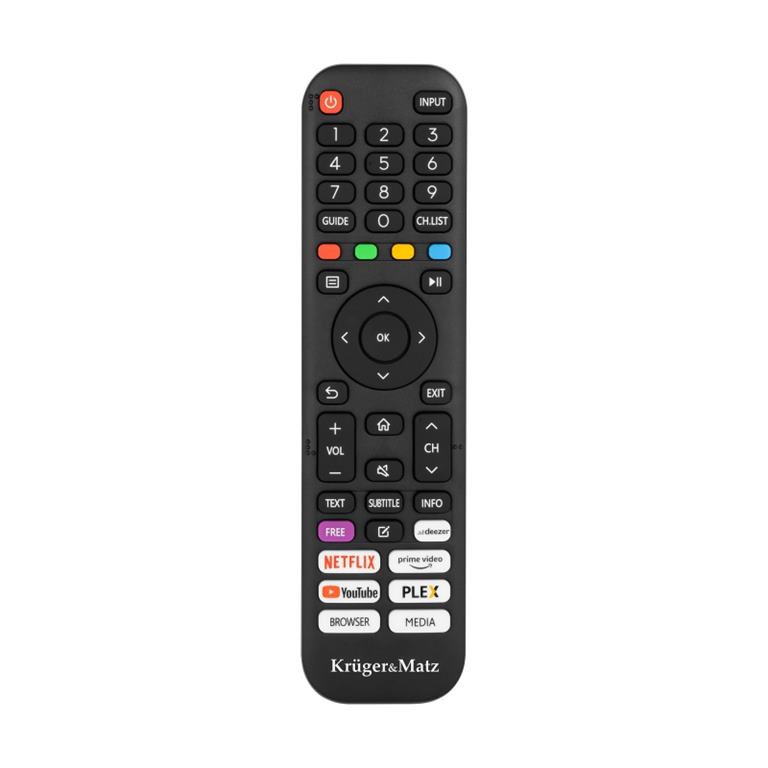 Televízor Kruger&Matz 24"(61cm),HD,H.265 DVB-T2/C/S2 smart VIDAA