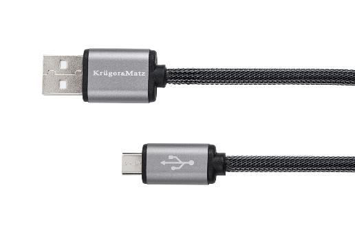 Kábel USB A - micro USB 1,8m Kruger&Matz