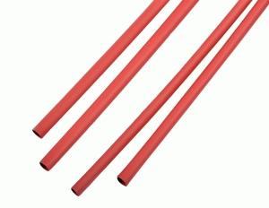 Zmršťovacie bužírky 6,5mm červené 1m (10ks)