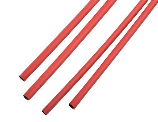 Zmršťovacie bužírky 8,0mm červené 1m (10ks)