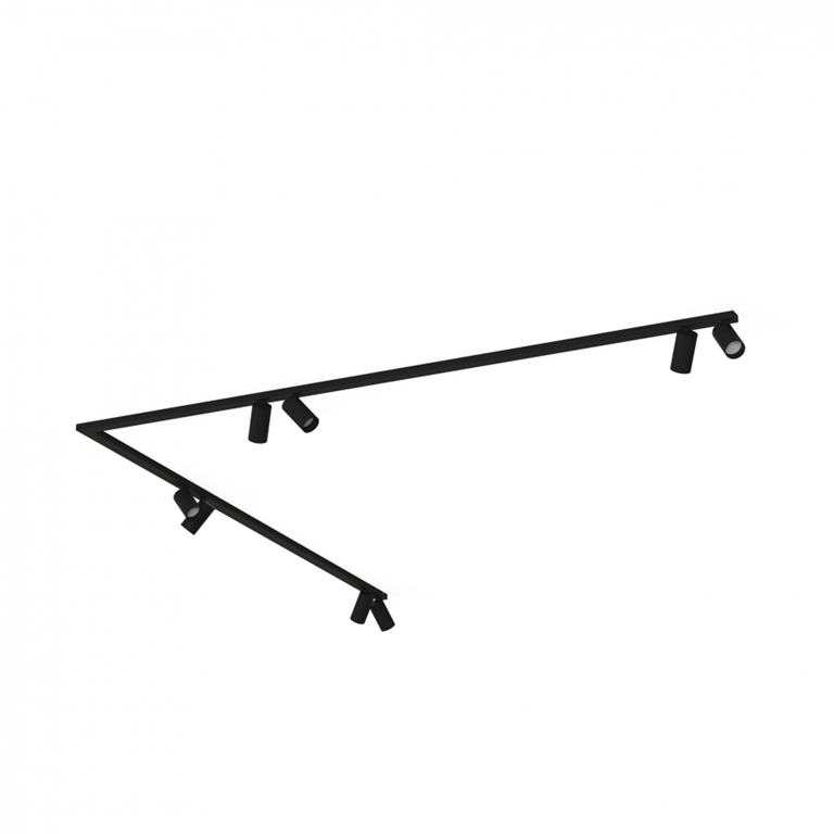 Svietidlo Nowodvorski MONO CORNER VIII 2x200 BLACK 7723
