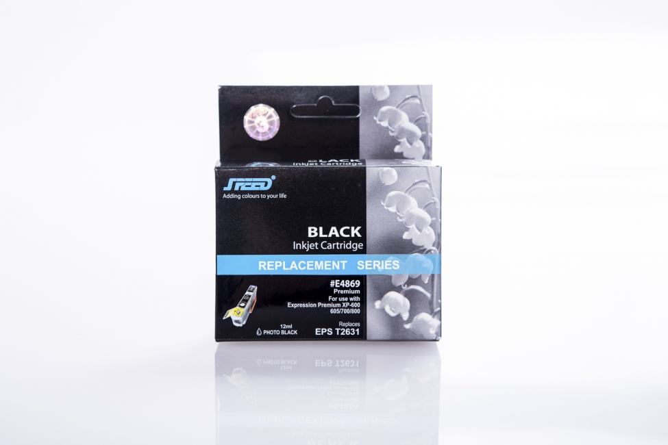 Cartridge Epson T2631 (26XL), foto čierna (photo black), kompatibilný