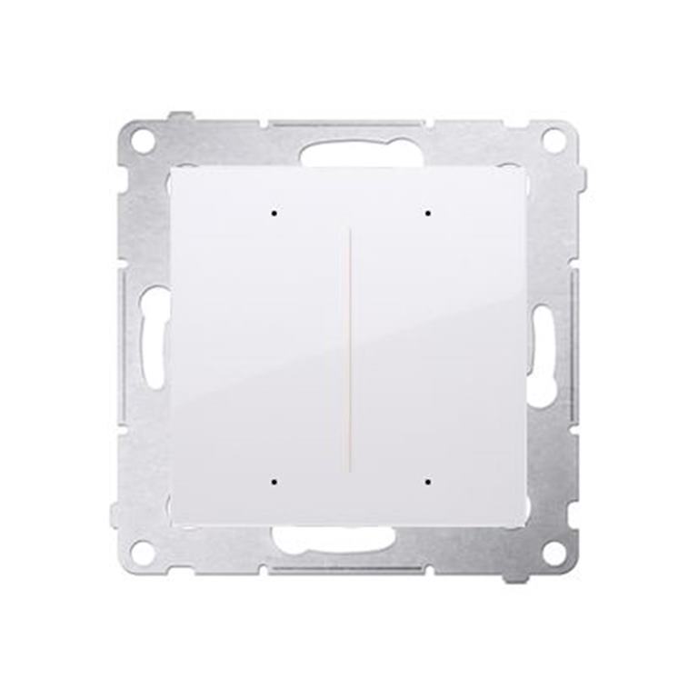 Tlačidlový ovládač osvetlenia SWITCH 2 Wi-Fi biely Simon 54 GO