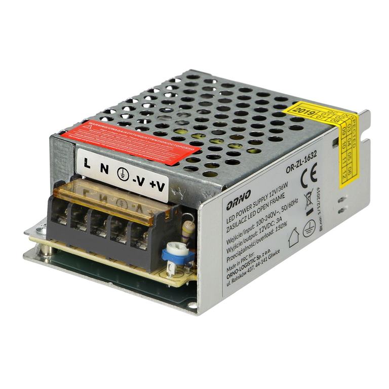 Modulový napájací zdroj 12V DC, 36W, IP20