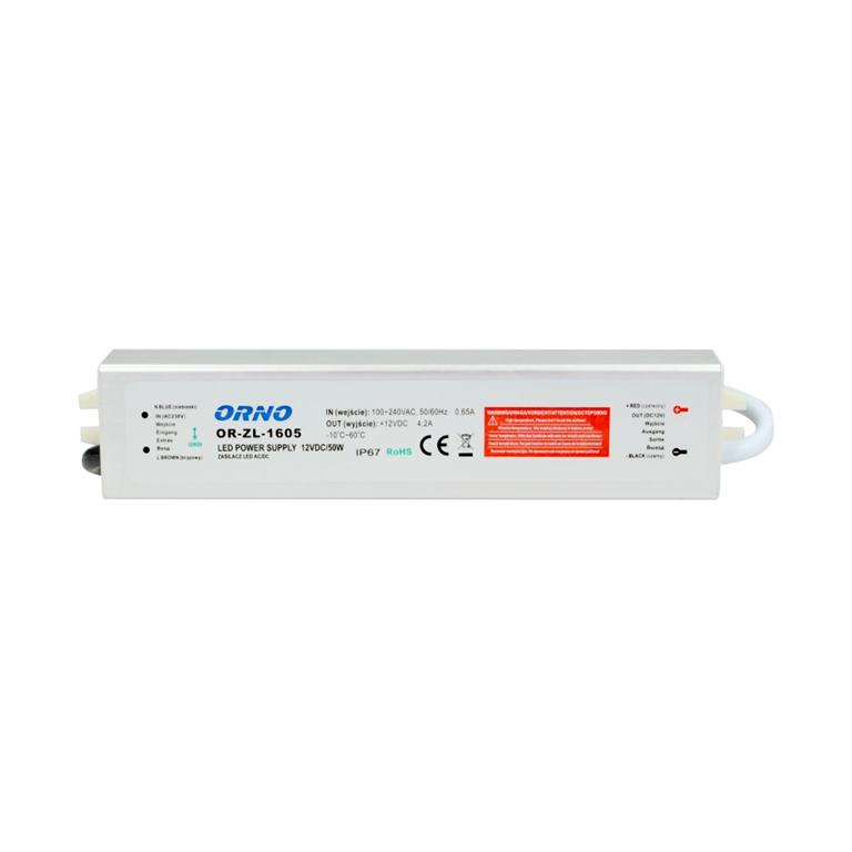 Napájací spínaný zdroj 12V, 50W, IP67