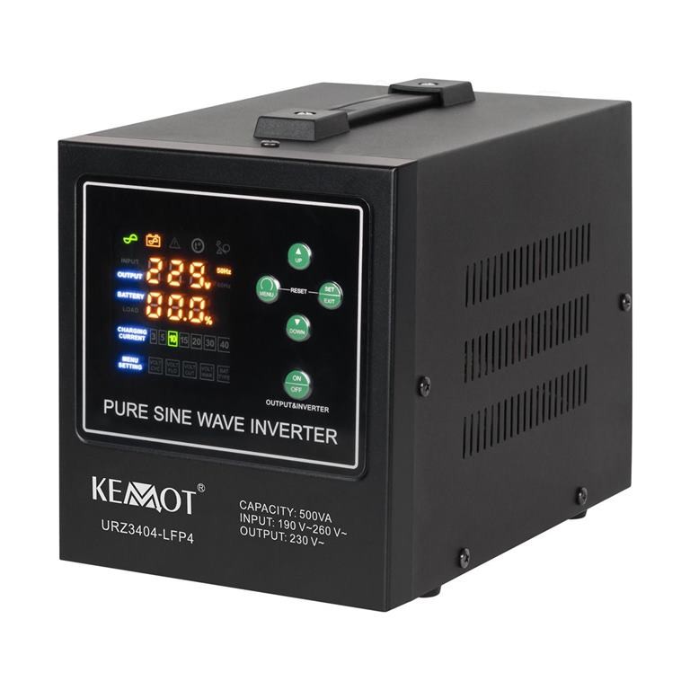 Záložný zdroj PROsinus-500-LFP4 12V 230V 500VA/300W KEMOT