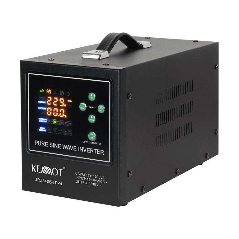 Záložný zdroj PROsinus-1000-LFP4 12V 230V 1000VA/700W KEMOT