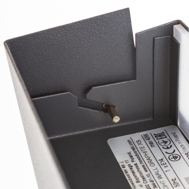 Svietidlo Nowodvorski STRAIGHT WALL GRAPHITE XS 6350