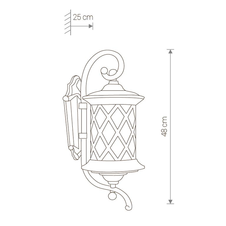 Svietidlo Nowodvorski LANTERN 6911
