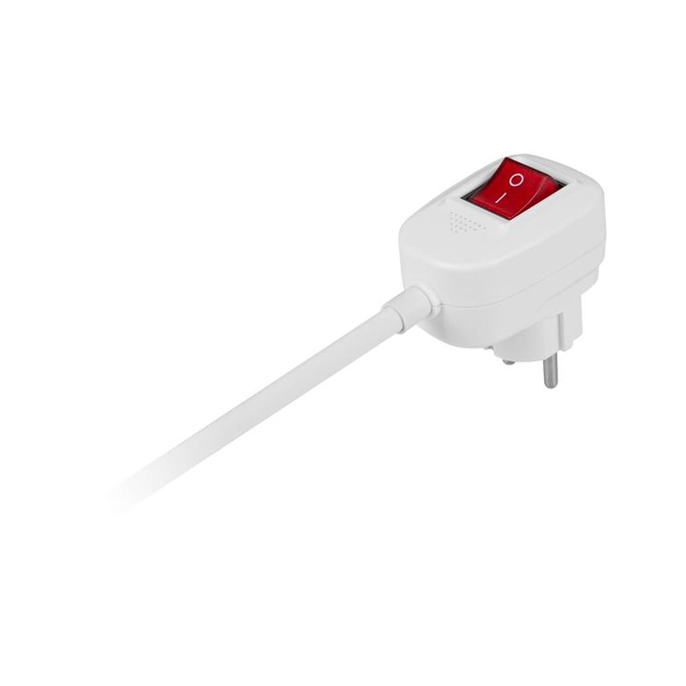 Predlžovacia zásuvka 5x+2xUSB+vypínač 1,5m ohybná REBEL
