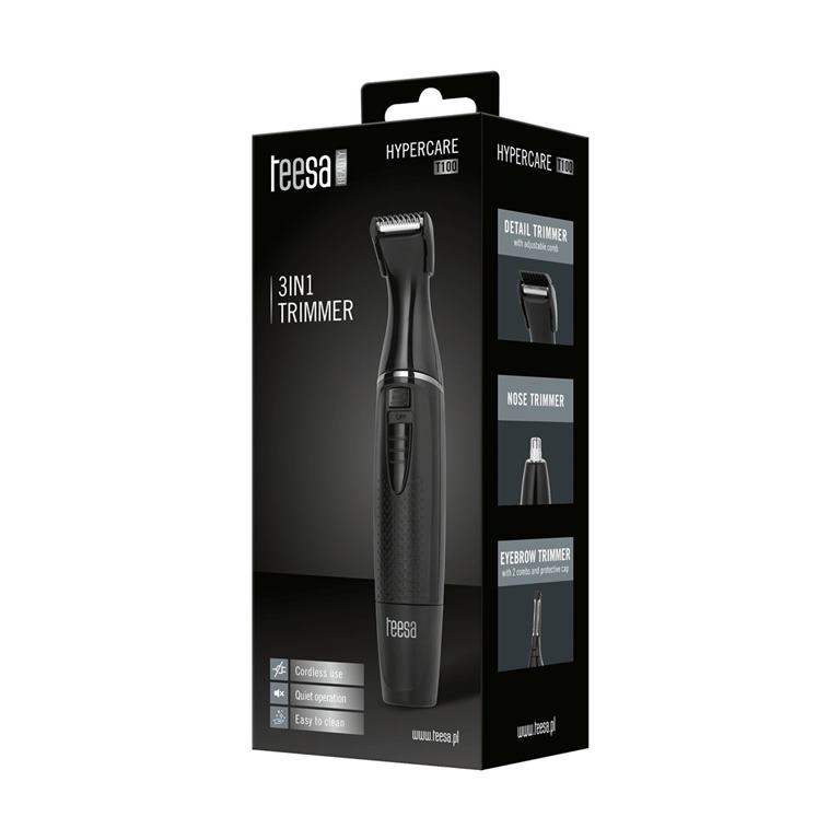 Zastrihávač 3v1 na fúzy, chĺpky v nose, obočie HYPER CARE T100