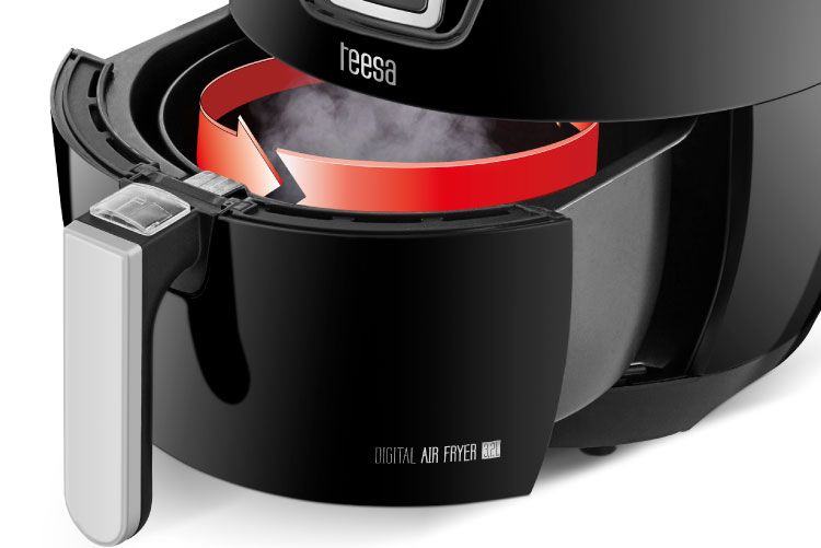 Teplovzdušná beztuková fritéza TEESA DIGITAL AIR FRYER 3,2L