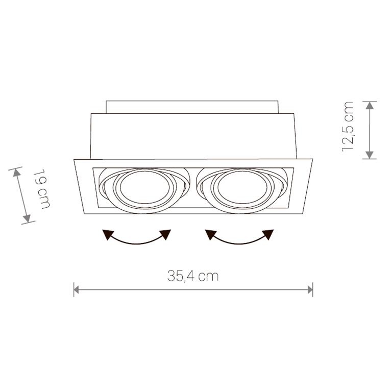 Svietidlo Nowodvorski DOWNLIGHT BLACK 9570