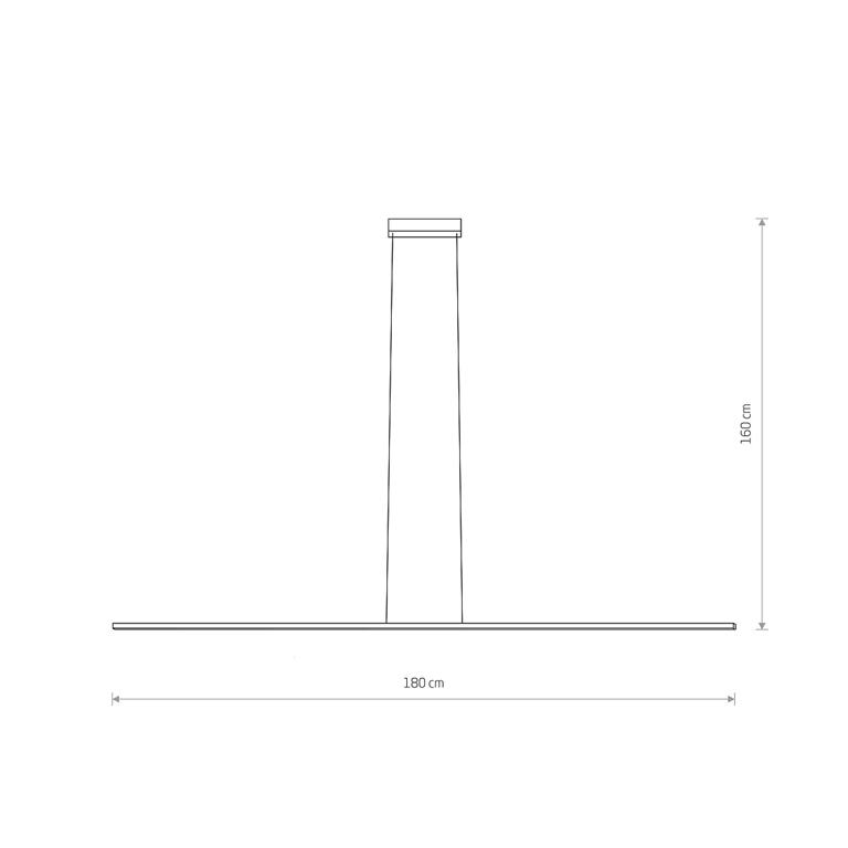 Závesné svietidlo Nowodvorski BAR LED L 10365