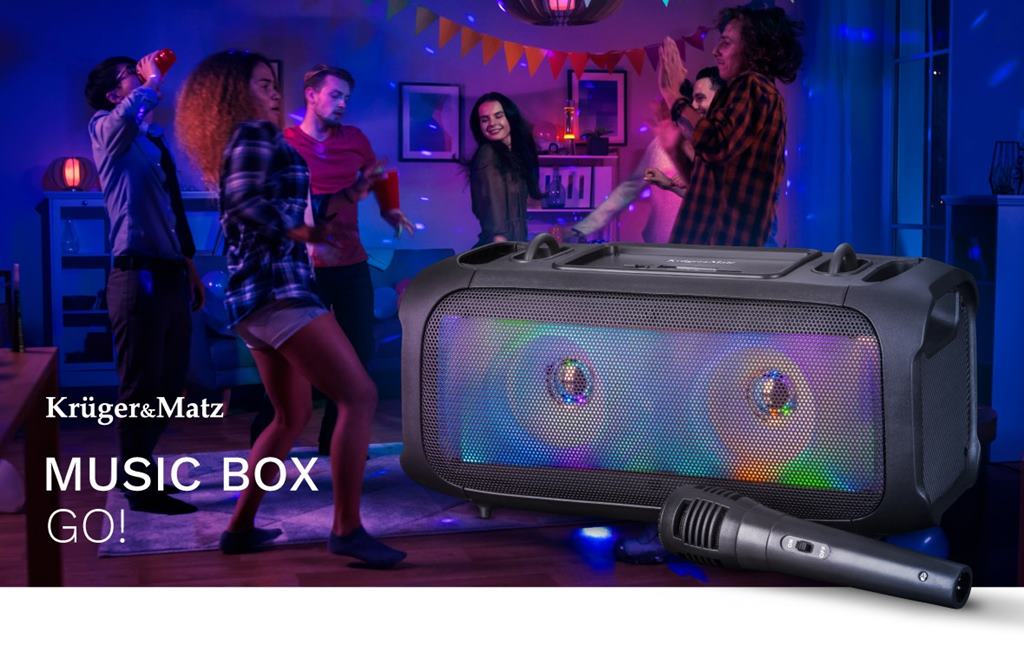 Prenosný reproduktor Kruger&Matz Music Box GO