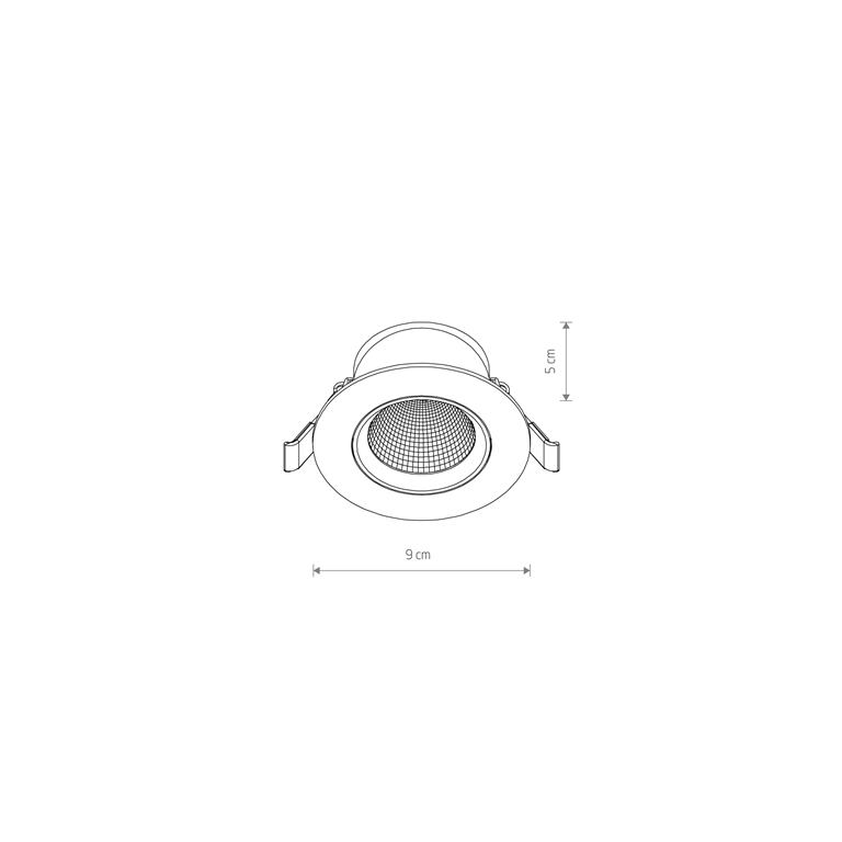 Svietidlo Nowodvorski EGINA LED 5W 10547
