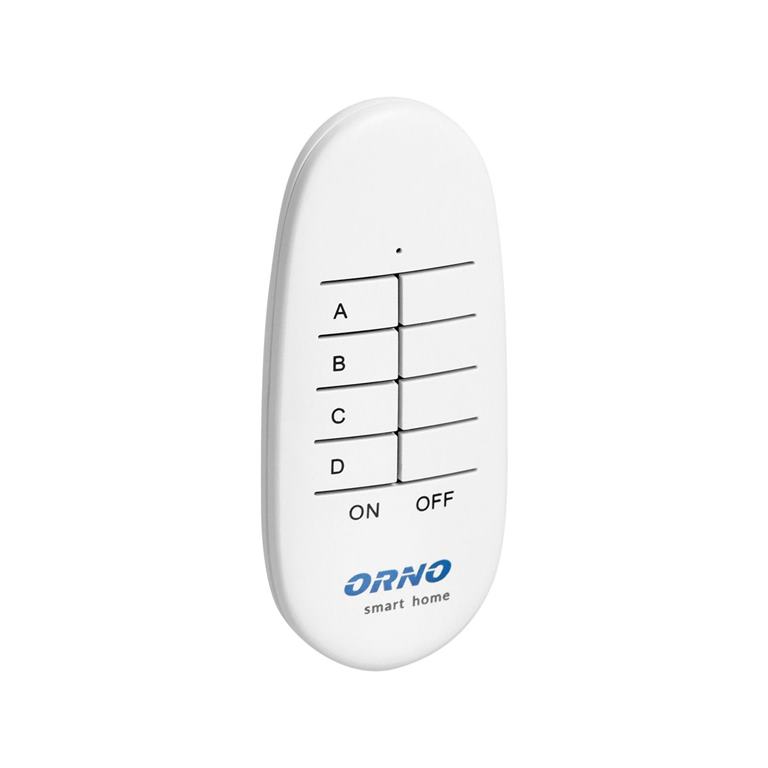 Diaľkové ovládanie bezdrôtových zásuviek 4 kanály ORNO Smart Home
