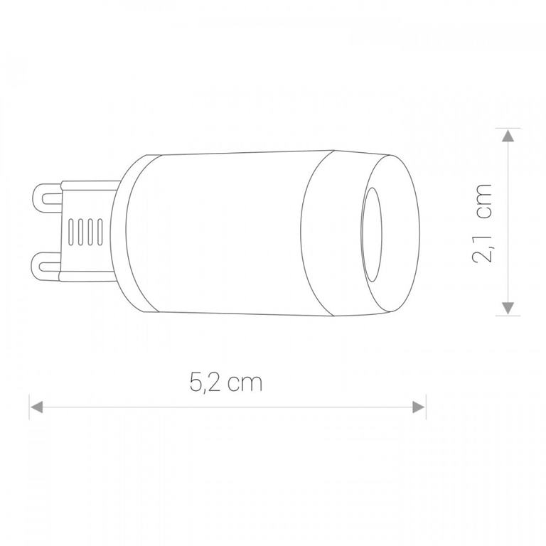 Nowodvorski BULB G9 LED LENS 3W 4000K 8447
