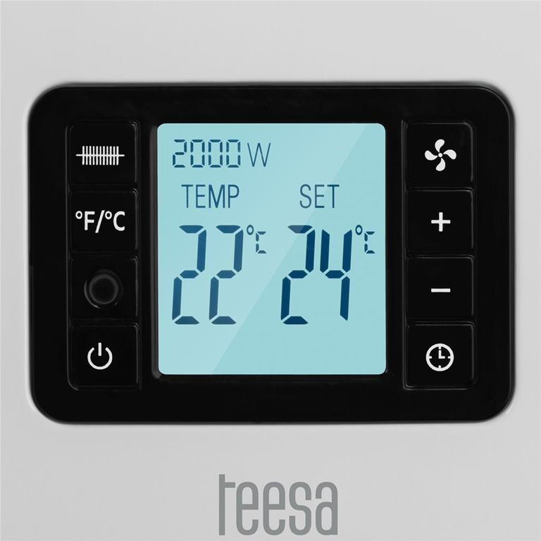 Elektrický konvektorový ohrievač TEESA 2000W