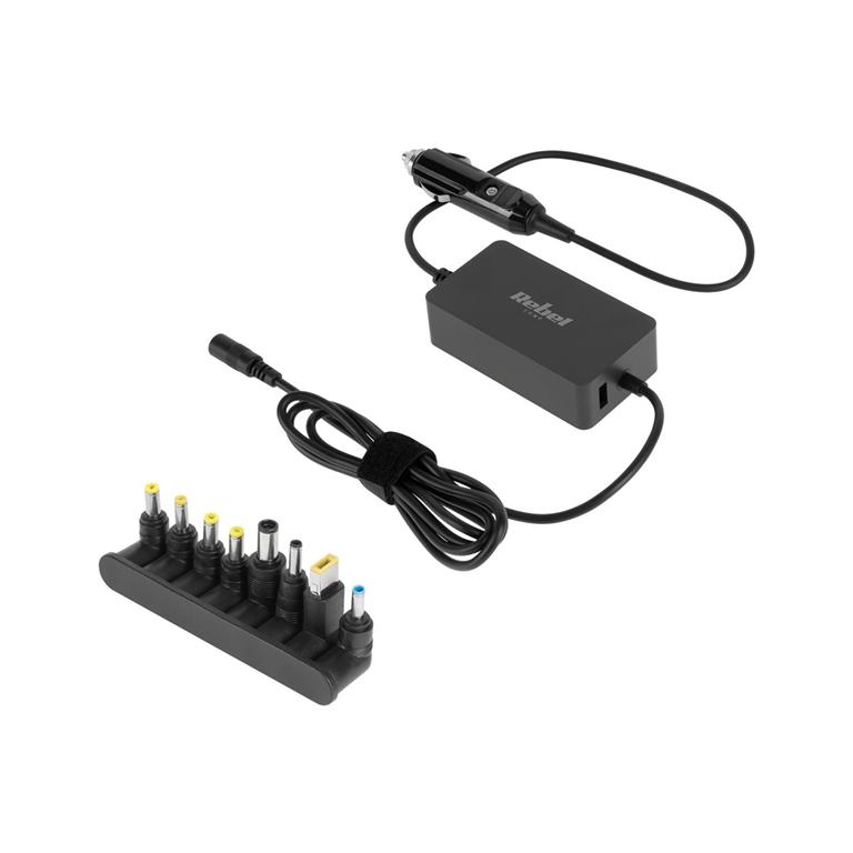 Napájací zdroj k notebooku univerzálny USB 65W, 15-24V Rebel